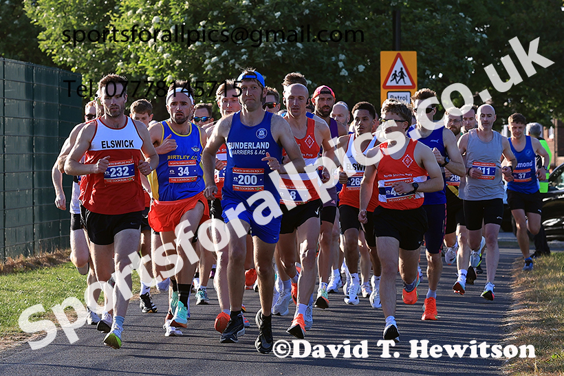 The 2025 Clive Cookson 10k Road Race, Monkseaton, near Whitley Bay. Photo: David T. Hewitson/Sports for All Pics